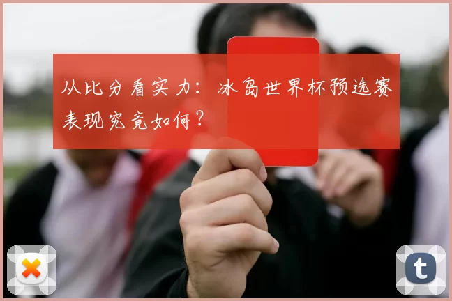 从比分看实力:冰岛世界杯预选赛表现究竟如何?