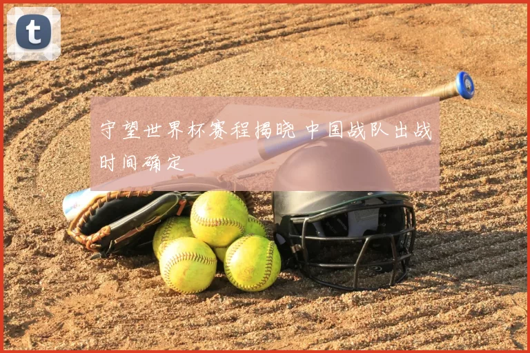 守望世界杯赛程揭晓 中国战队出战时间确定